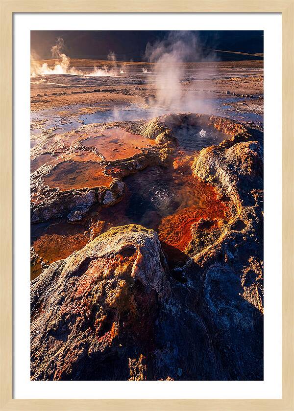 Dawn Over El Tatio Geysers