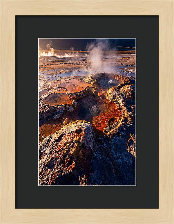 Dawn Over El Tatio Geysers