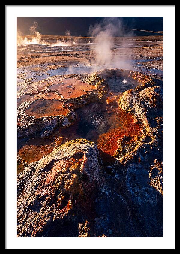 Dawn Over El Tatio Geysers