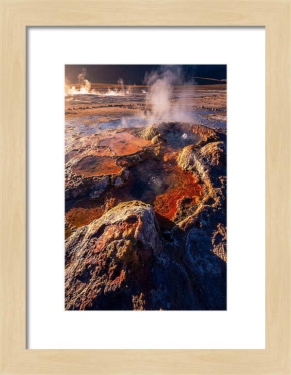 Dawn Over El Tatio Geysers