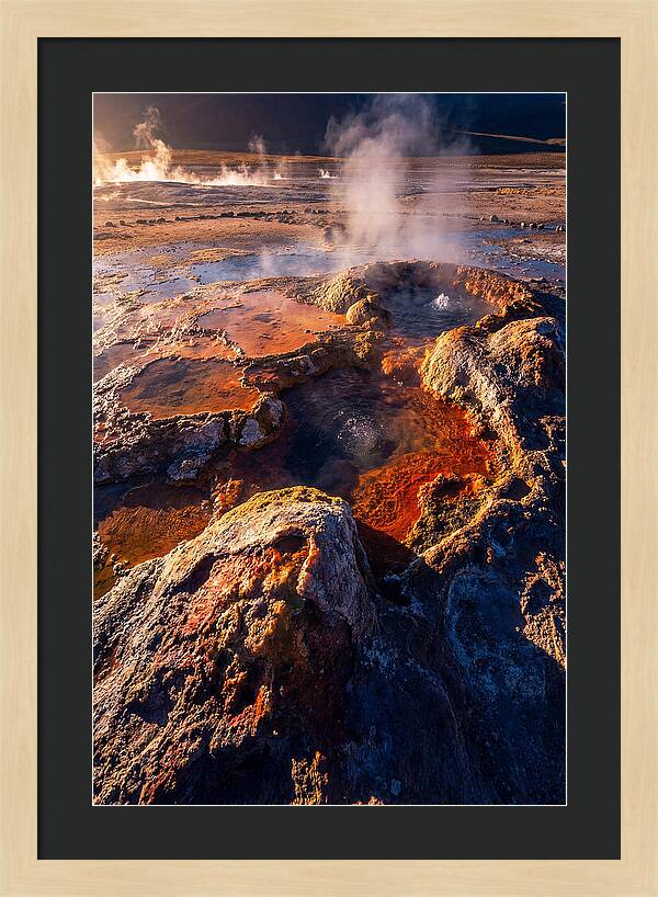 Dawn Over El Tatio Geysers