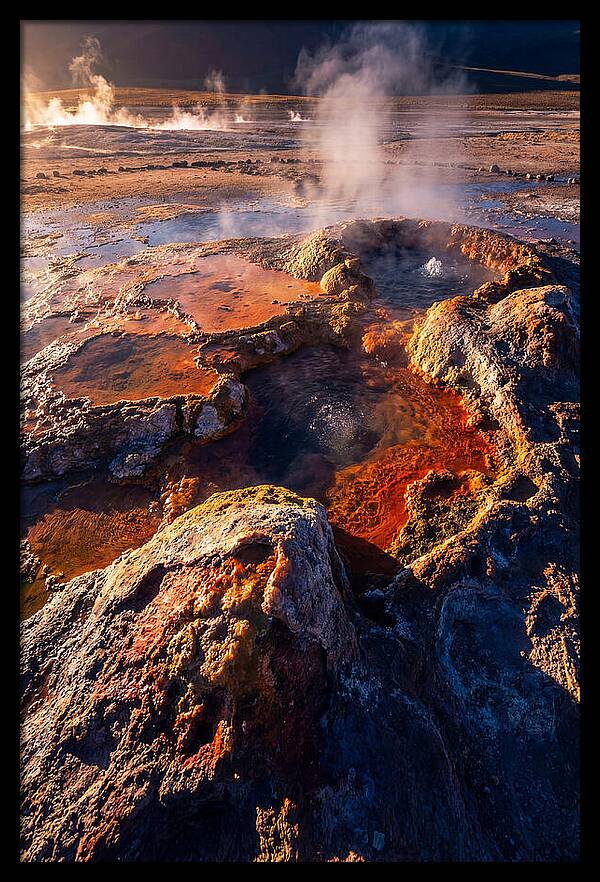 Dawn Over El Tatio Geysers