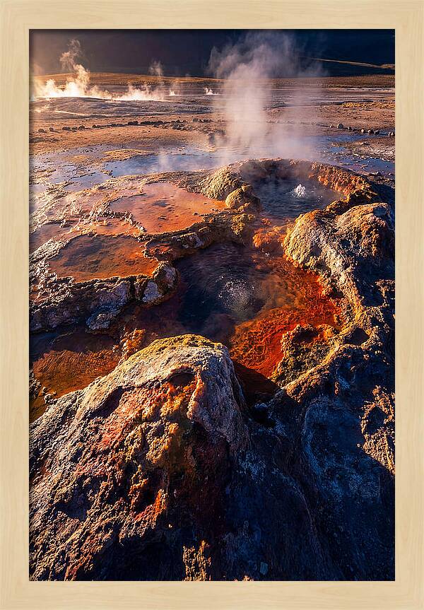 Dawn Over El Tatio Geysers