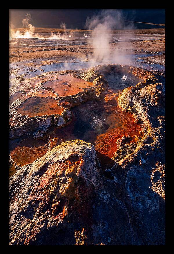 Dawn Over El Tatio Geysers
