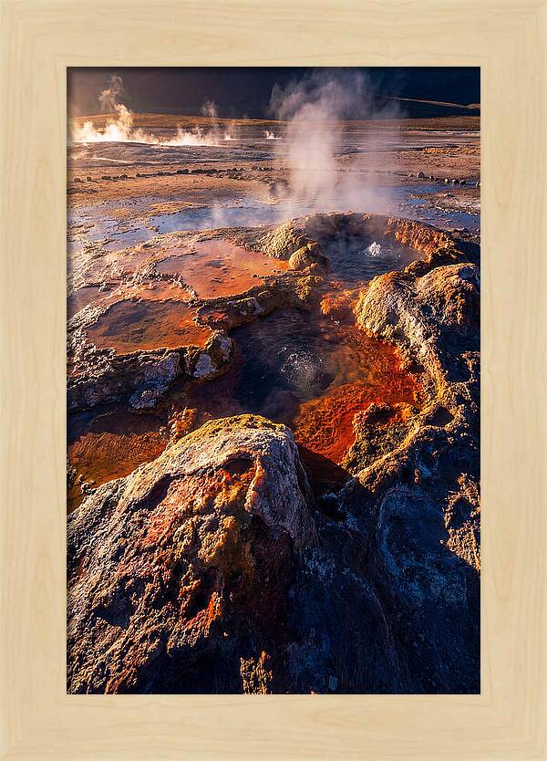 Dawn Over El Tatio Geysers