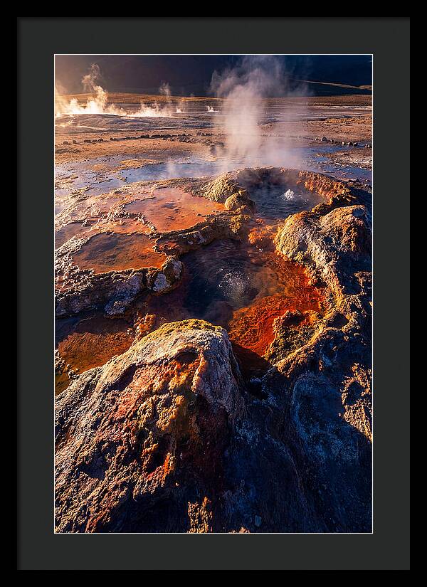 Dawn Over El Tatio Geysers