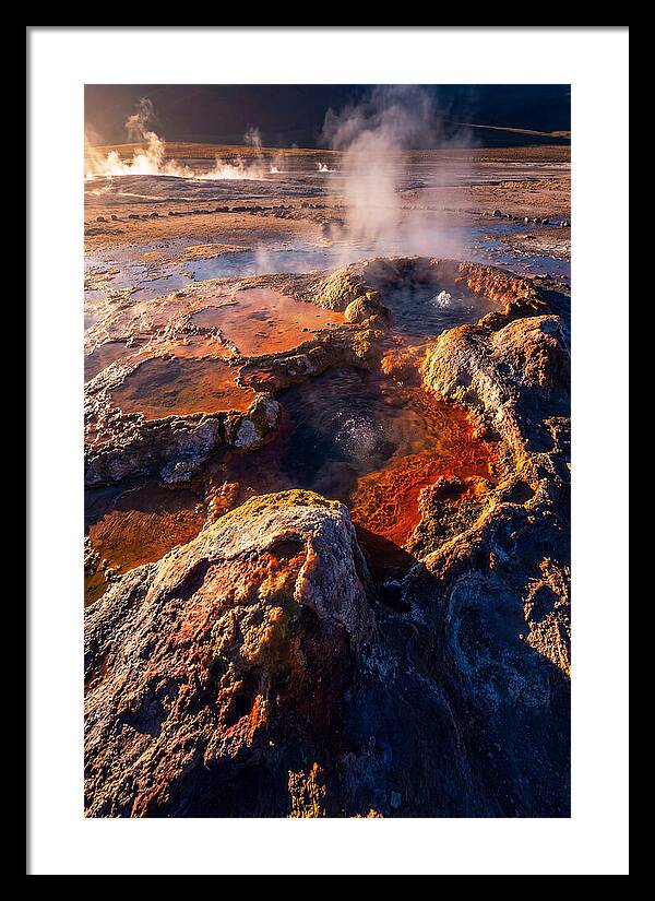 Dawn Over El Tatio Geysers