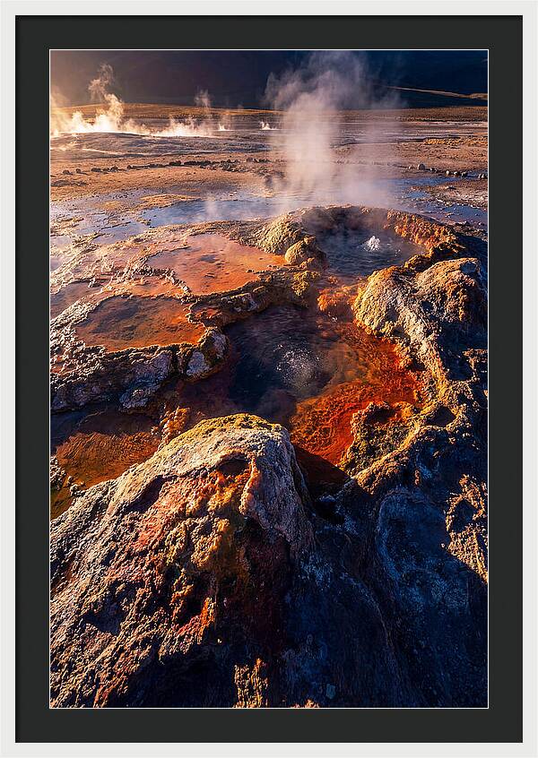 Dawn Over El Tatio Geysers