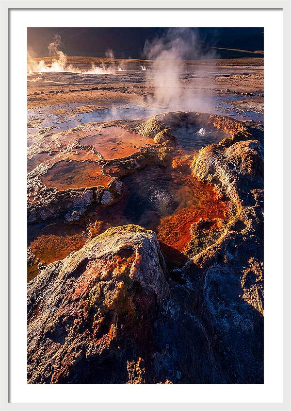 Dawn Over El Tatio Geysers