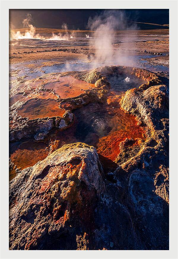 Dawn Over El Tatio Geysers