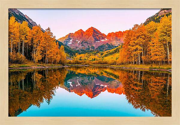 Dawn Over Maroon Bells