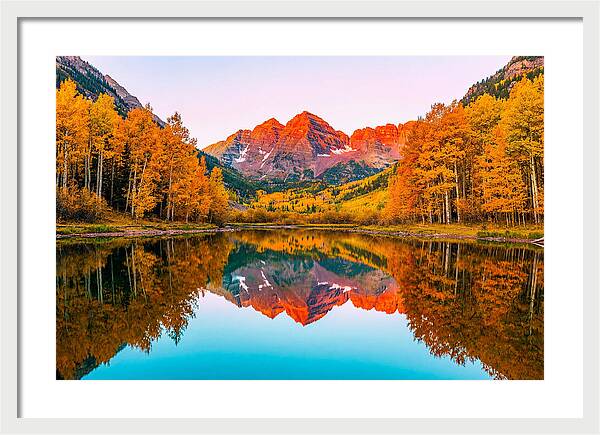 Dawn Over Maroon Bells