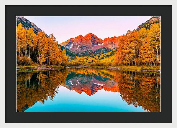 Dawn Over Maroon Bells