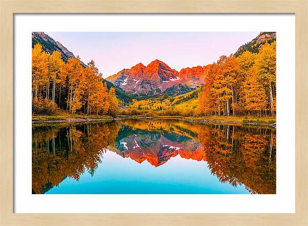 Dawn Over Maroon Bells