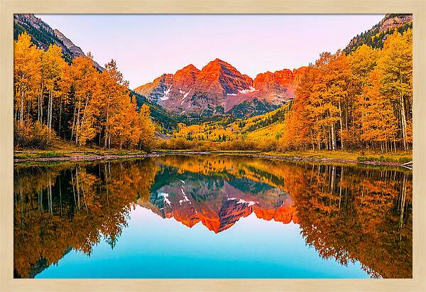 Dawn Over Maroon Bells