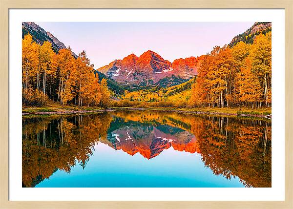 Dawn Over Maroon Bells