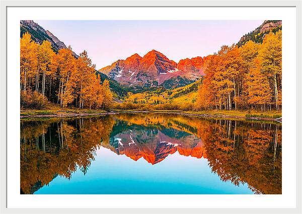 Dawn Over Maroon Bells