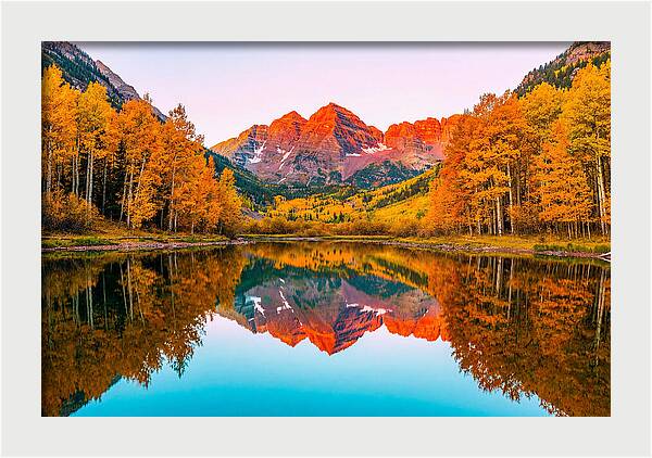 Dawn Over Maroon Bells
