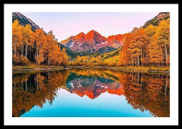 Dawn Over Maroon Bells