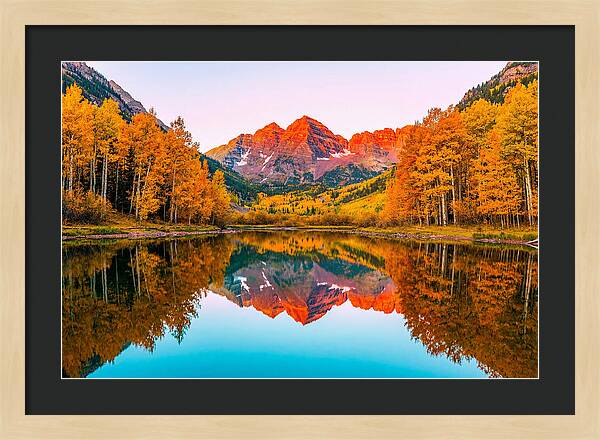 Dawn Over Maroon Bells