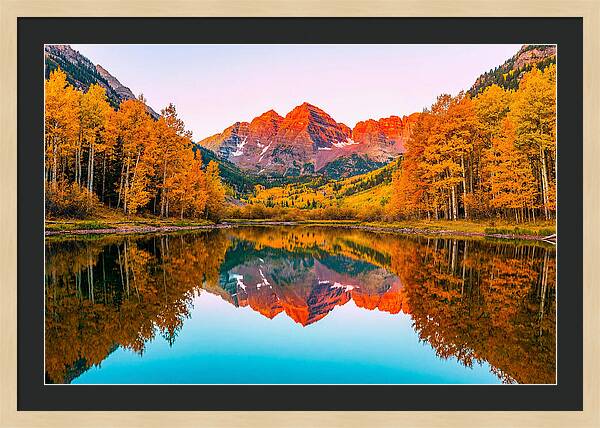 Dawn Over Maroon Bells
