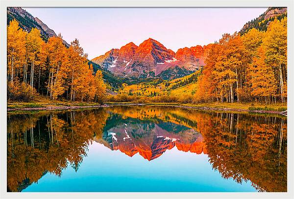 Dawn Over Maroon Bells