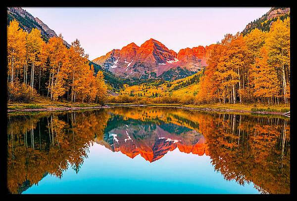 Dawn Over Maroon Bells