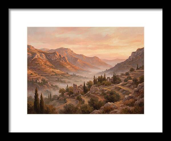 Dawn Over Mediterranean Valley