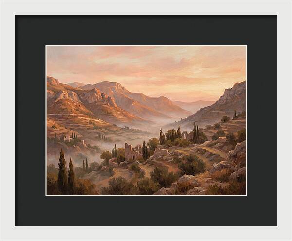 Dawn Over Mediterranean Valley