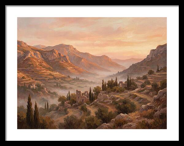 Dawn Over Mediterranean Valley
