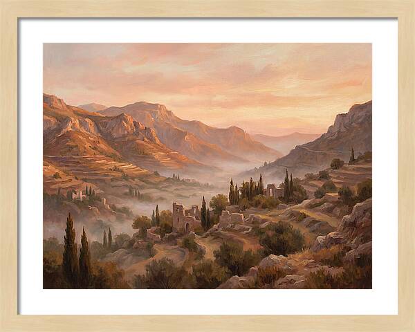 Dawn Over Mediterranean Valley