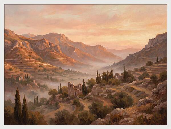 Dawn Over Mediterranean Valley