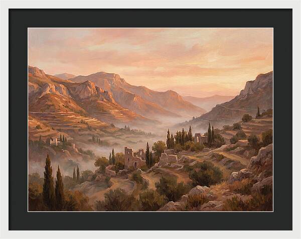 Dawn Over Mediterranean Valley