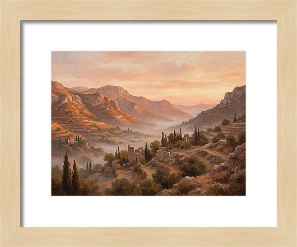 Dawn Over Mediterranean Valley