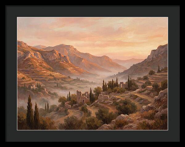 Dawn Over Mediterranean Valley