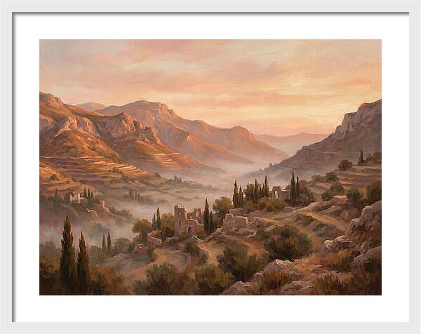 Dawn Over Mediterranean Valley