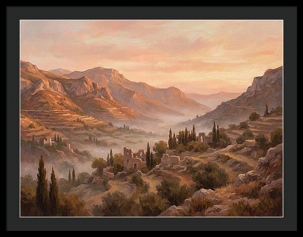 Dawn Over Mediterranean Valley