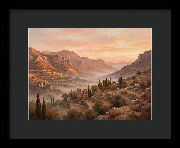 Dawn Over Mediterranean Valley