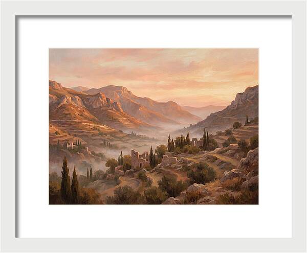 Dawn Over Mediterranean Valley