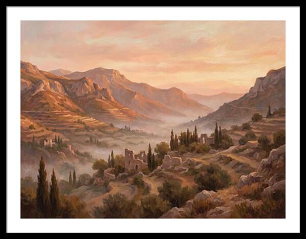 Dawn Over Mediterranean Valley