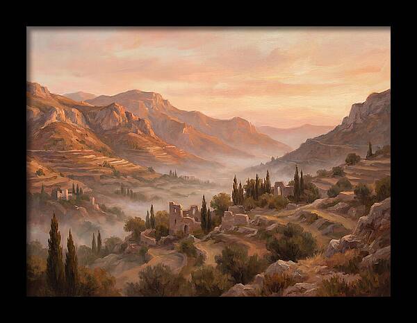 Dawn Over Mediterranean Valley
