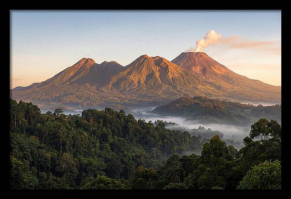 Dawn Over Virunga Mountains
