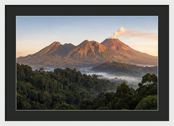 Dawn Over Virunga Mountains