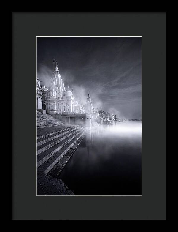 Dawn Serenity Over Varanasi Ghats