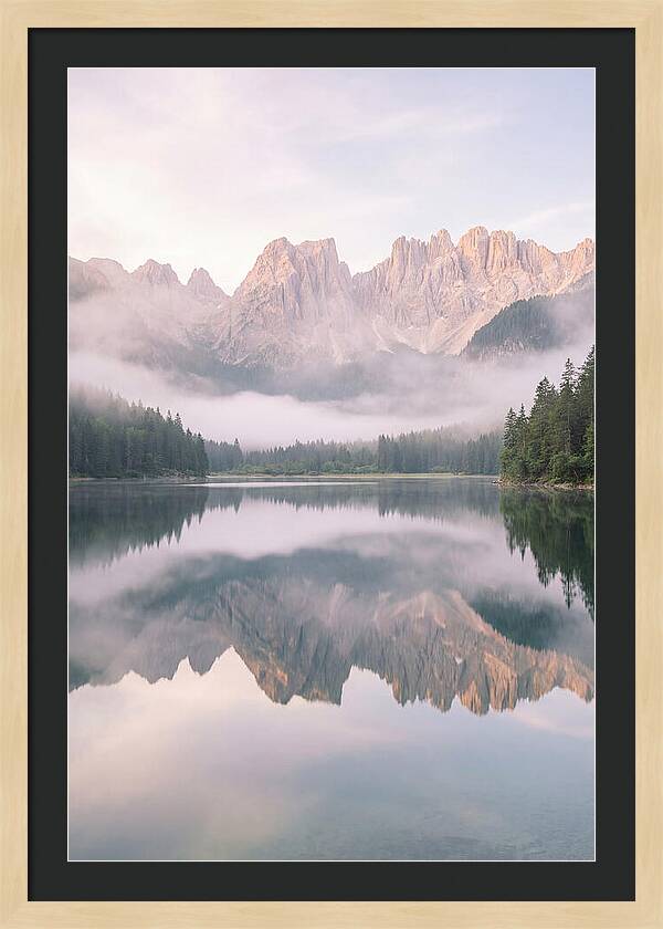 Dawns Embrace On Brenta Peaks