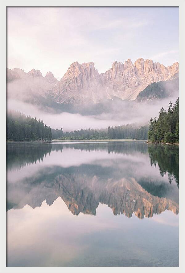 Dawns Embrace On Brenta Peaks