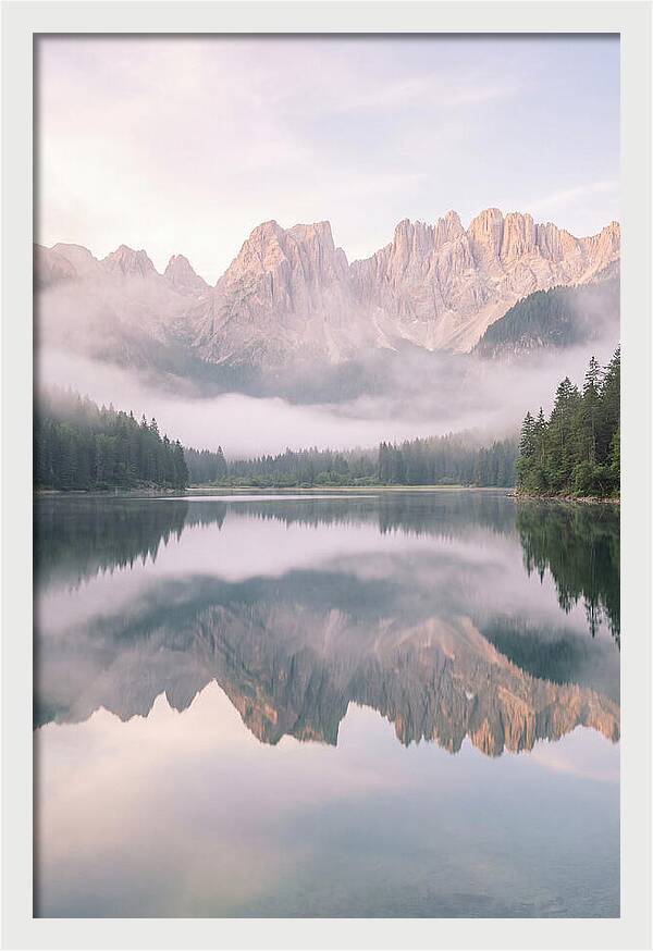 Dawns Embrace On Brenta Peaks