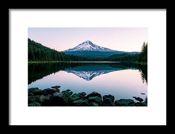 Dawns Embrace Over Mount Rainier