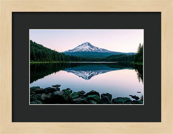 Dawns Embrace Over Mount Rainier