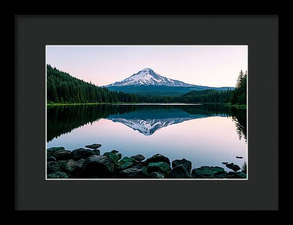Dawns Embrace Over Mount Rainier